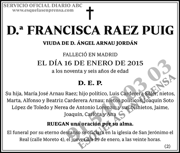 Francisca Raez Puig